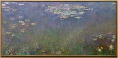 Lírios de água Agapanthus, c. 1915-26. de Claude Monet