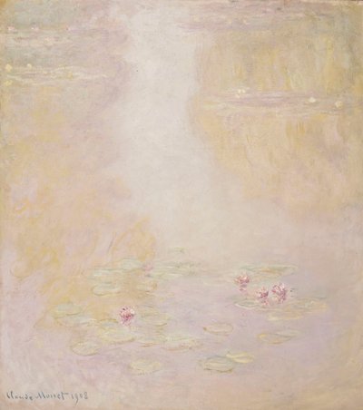 Lírios de Água, Giverny, 1908 de Claude Monet