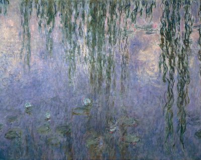 Water Lilies, de Claude Monet, detalhe de Claude Monet