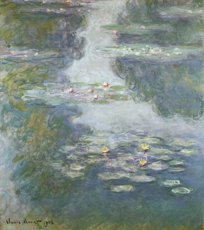 Nenúfares, Nympheas, 1908 de Claude Monet