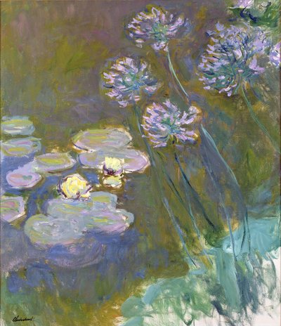 Nenúfares e Agapanthus de Claude Monet