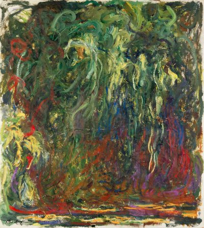 Salgueiro-chorão, 1920-1922. de Claude Monet