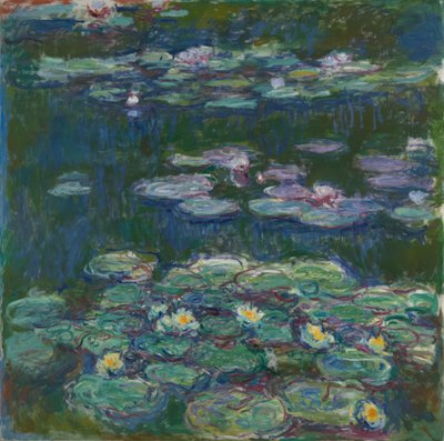 Nenúfares brancos e amarelos de Claude Monet