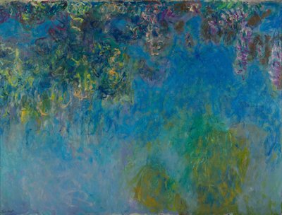 glicínias de Claude Monet