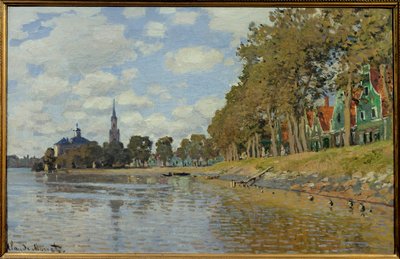 Zaandam. 1871. (0,48 x 0,73 cm) Paisagem holandesa. Oil On Canvas de Claude Monet (1840-1926). Musee d