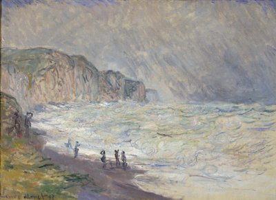 Mar Pesado em Pourville de Claude Monet