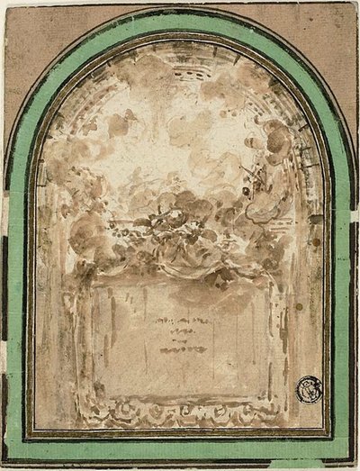 Projeto para o teto da Salle de Spectacle de Besancon de Claude Nicolas Ledoux
