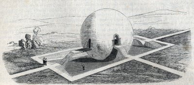 Projecto de uma casa de guarda agrícola de Claude Nicolas Ledoux (1736-1806). de Claude Nicolas Ledoux
