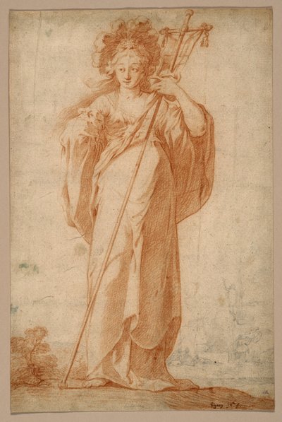 A Sibila de Cuman, c.1630 de Claude Vignon