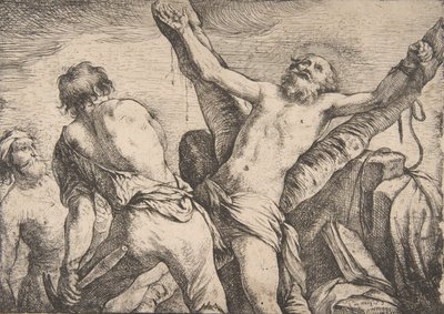 O martírio de Santo André, 1623. de Claude Vignon