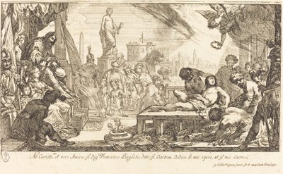 O Martírio de São Lourenço de Claude Vignon