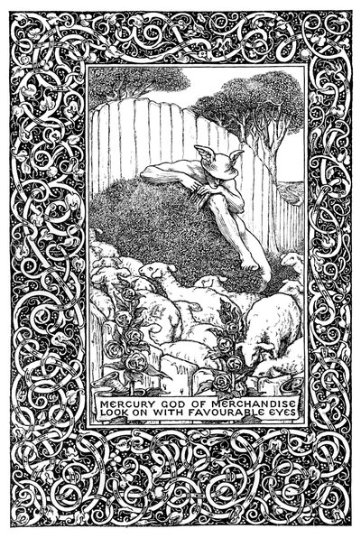Frontispício de O Campo de Trevo, 1899. de Clemence Housman