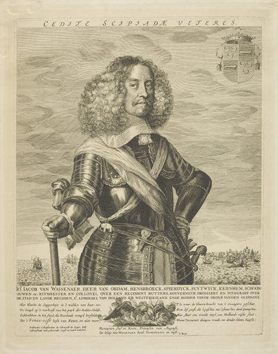 Jacob van Wassanaer, final do século 17 (gravura) de Clement de Jonghe