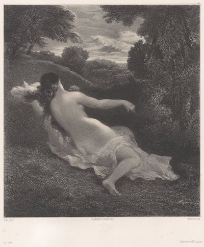 O Sonho, c. 1849-62., c. 1849-62. de Célestin Nanteuil
