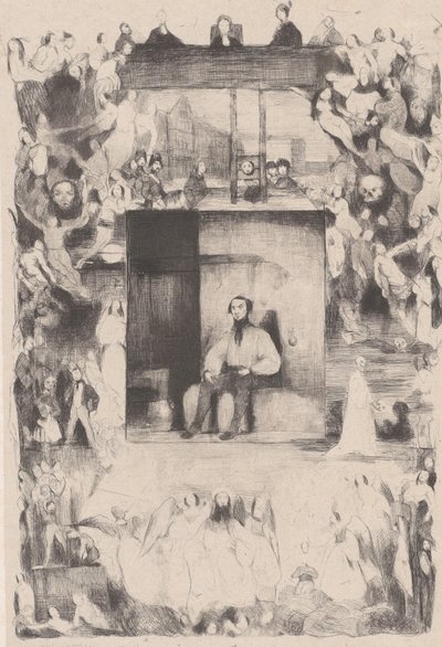 O Último Dia de um Condenado, 1833. de Célestin Nanteuil