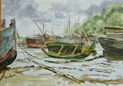 Naufrágios em Pin Mill de Clive Wilson