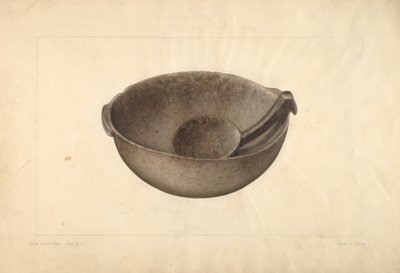 Tigela de Manteiga de Bordo de Clyde L. Cheney