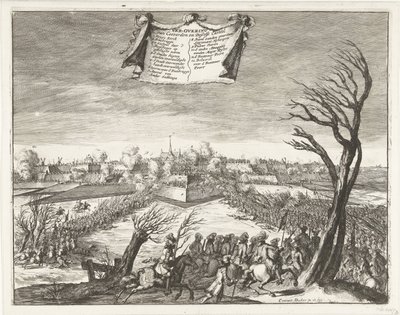 Ataque e captura de Coevorden em 30 de Dezembro de 1672
Conquista de Coevorden e Deßelfs Casteel (título sobre o objecto) de Coenraet Decker