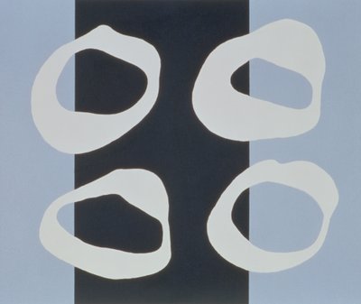 Blue Ground IV, 1998 (acrílico sobre tela) de Colin Booth