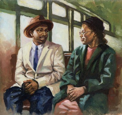 Martin e Rosa na frente, 2001 de Colin Bootman