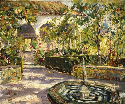 Jardins do Alcázar, Sevilha de Colin Campbell Cooper