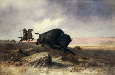 Buffalo Hunt de Colin Campbell Cooper