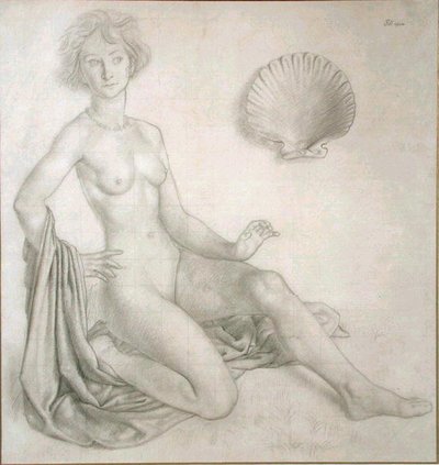 Estudo para Venus & Cupido de Colin Unwin Gill