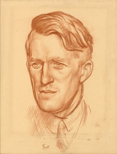 TE Lawrence (giz vermelho no papel) de Colin Unwin Gill