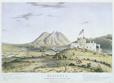 Monterey, do Morro da Independência, nos fundos do Palácio do Bispo. Como apareceu em 23 de setembro de Colonel Daniel (after) Whiting Powers