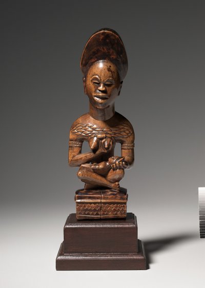 Figura de mãe e filho, meados ao final de 1800 de Congolese School