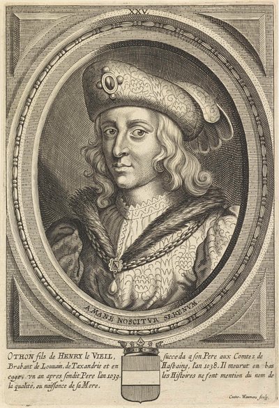 Retrato de Otto, duque de Brabant e Leuven de Conrad (after) Waumans