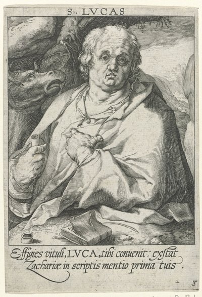 Evangelista Lucas Os Quatro Evangelistas (título da série) de Conrad Goltz (possibly)