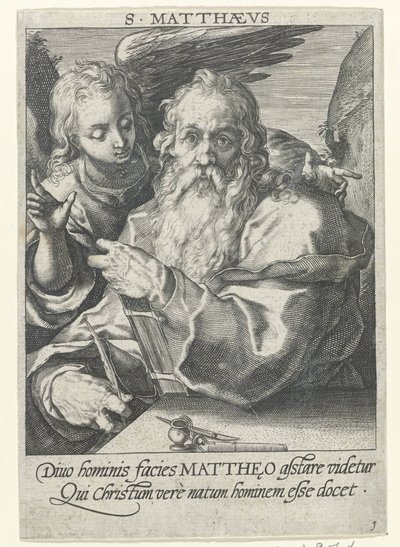 Evangelista Mateus
Os quatro evangelistas (título da série) de Conrad Goltz (possibly)