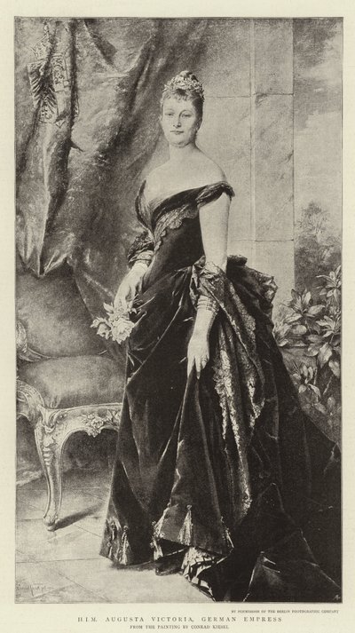 HIM Augusta Victoria, imperatriz alemã de Conrad Kiesel