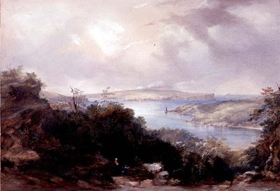 Porto de Sydney olhando para o North Head de Conrad Martens