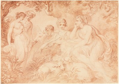 Pastores e Pastoras, 1789. de Conrad Martin Metz