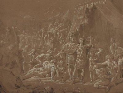 Uma cena da vida de Trajano de Conrad Metz