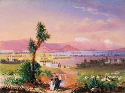 Uma Vista da Cidade do México de Conrad Wise Chapman