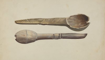 Colher de Madeira Esculpida de Conrado Barrio