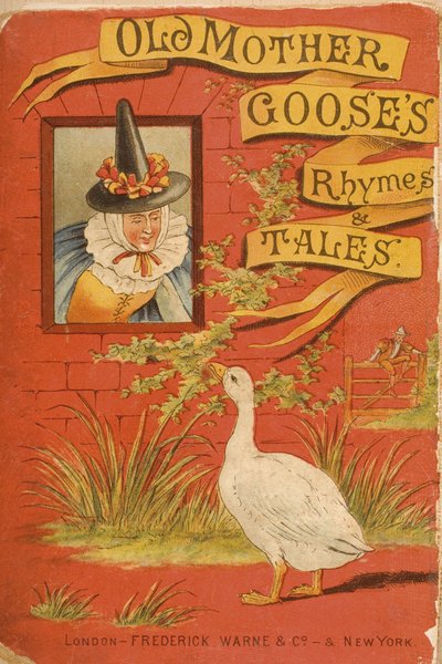 Capa de Rima e Contos de &39;Old Mother Goose&39;, publicada por Frederick Warne und Co., c.1890s (cromolitho) de Constance Haslewood