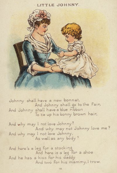 Rima de berçário: Pequeno Johnny (chromolitho) de Constance Haslewood