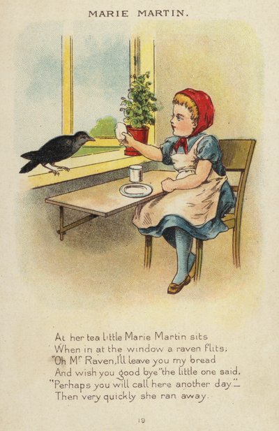 Rima de berçário: Marie Martin (chromolitho) de Constance Haslewood