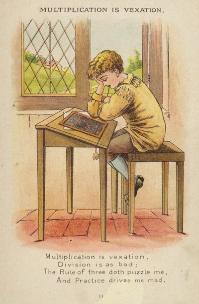 Rima de berçário: Multiplicação é Vexação (chromolitho) de Constance Haslewood
