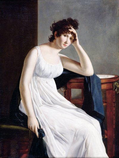 Auto-retrato de Mayer, Constance (1775-1821) de Constance Marie Mayer Lamartiniere