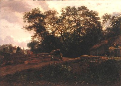 The Edge of the Forest, final da década de 1830 (óleo sobre tela) de Constant Emile Troyon