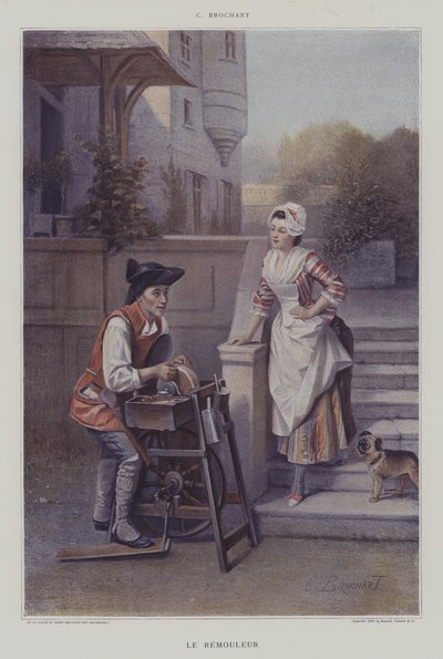 Le Remouleur (o moedor de faca) de Constant Joseph Brochart