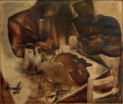 Constant Permeke, "Pão preto" / Óleo sobre tela, 1923 de Constant Permeke