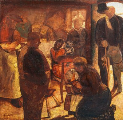 The Stranger, de Constant Permeke (1886-1952), óleo sobre tela de Constant Permeke