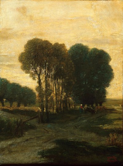 Um aglomerado de árvores de Constant Troyon