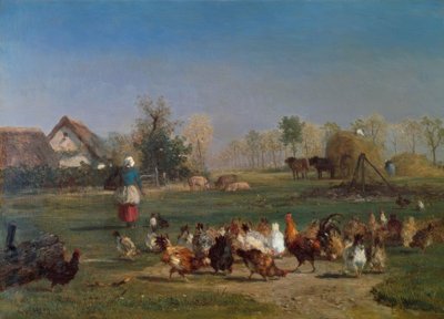 O alimento da galinha de Constant Troyon